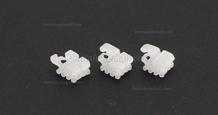 20Pcs/5Pack Dental Orthodontic Ceramic Bracket Braces MBT 022 345 Hooks